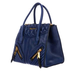 Miu Miu Nappa Biker Bag